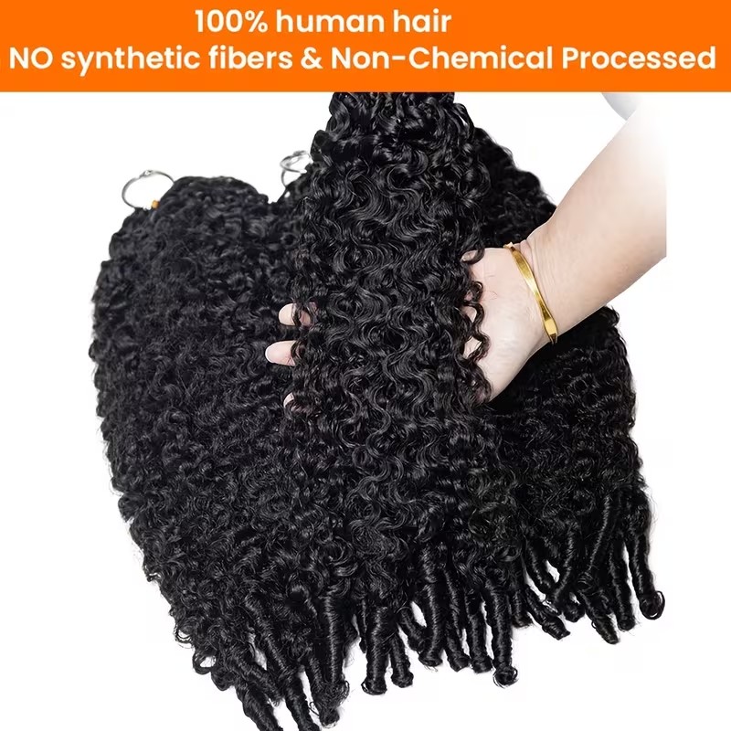 Hair Bundles - 15A, bujne, kręcone pasma włosów naturalnych,