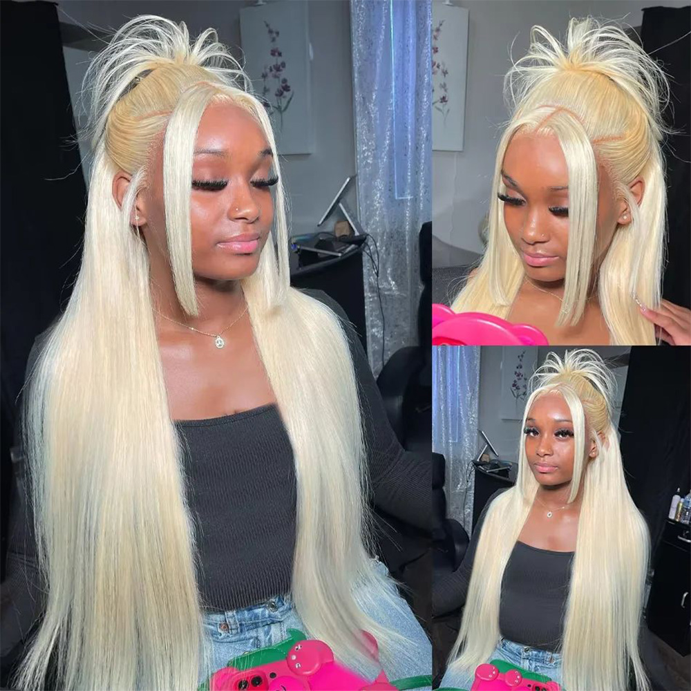 Hd Lace Frontal Wig Human Hair Pre Plucked - Peruka z naturalnych włosów, brazylijska, o