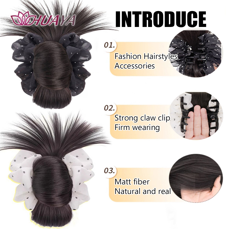 Syntetyczne doczepy do kucyka  – Claw Clip Messy Bun Hair Piece recenzja i cena