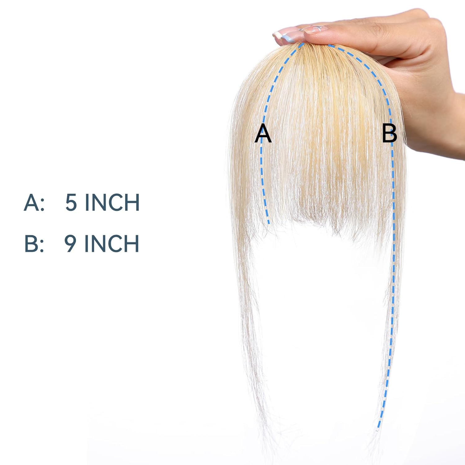 100% Ludzkie włosy Wispy Bangs – Seamless Clip In Hair Extensions Human Hair recenzja i cena