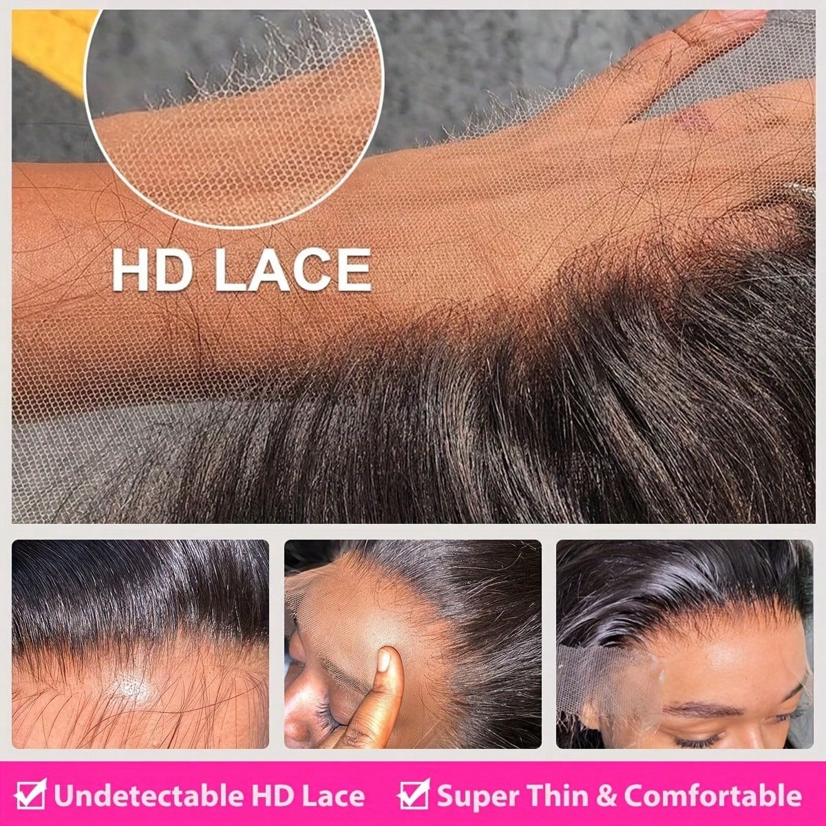 16-34 cali 1B/30 #   Peruka z  – Hd Lace Frontal Wig Human Hair Pre Plucked recenzja i cena