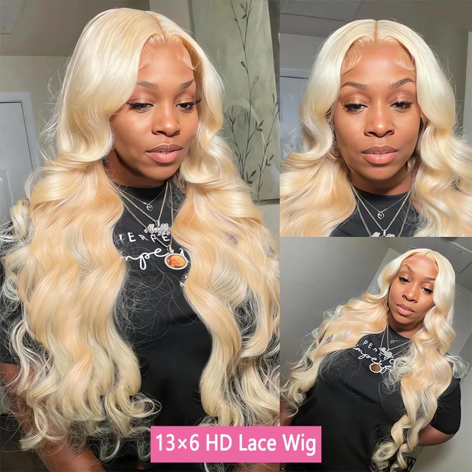 Peruki z ludzkich włosów 13x6  – 613 Blonde Body Wave Lace Front Wig recenzja i cena