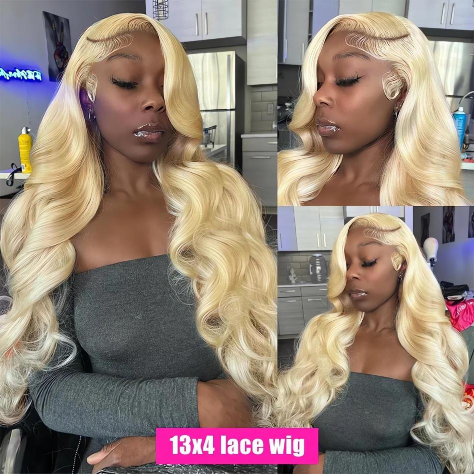 Peruki z ludzkich włosów 13x6  – 613 Blonde Body Wave Lace Front Wig recenzja i cena