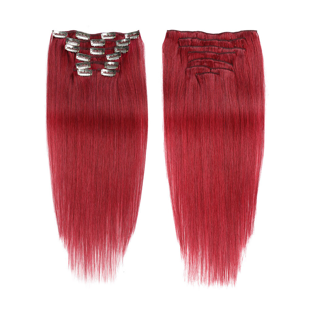 Clip In Hair Extensions Real H – Seamless Clip In Hair Extensions Human Hair recenzja i cena