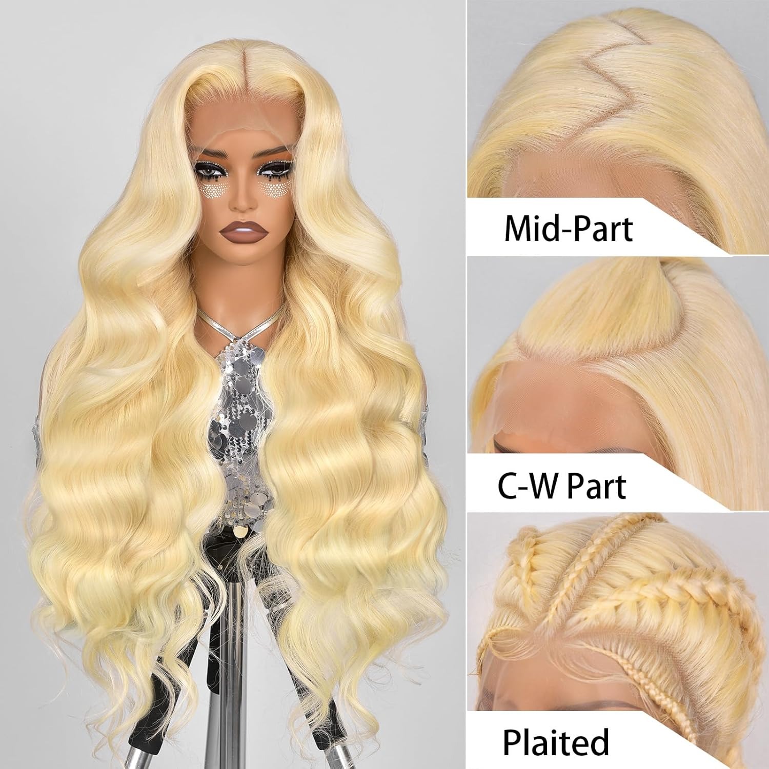 Peruka typu lace front 13x4 z  – 613 Blonde Body Wave Lace Front Wig recenzja i cena