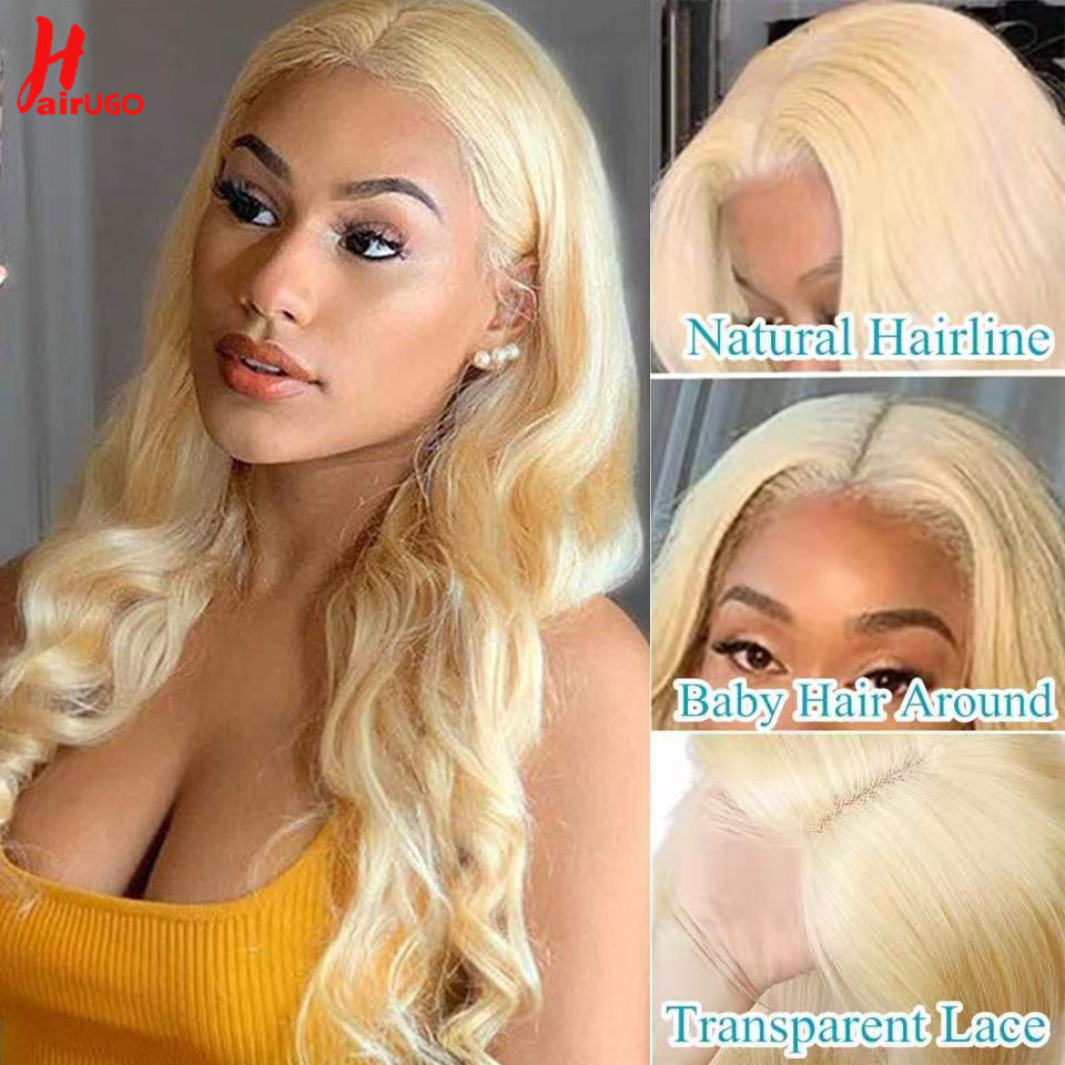 HairUGo 613 Blonde 13x6 Body W – 613 Blonde Body Wave Lace Front Wig recenzja i cena