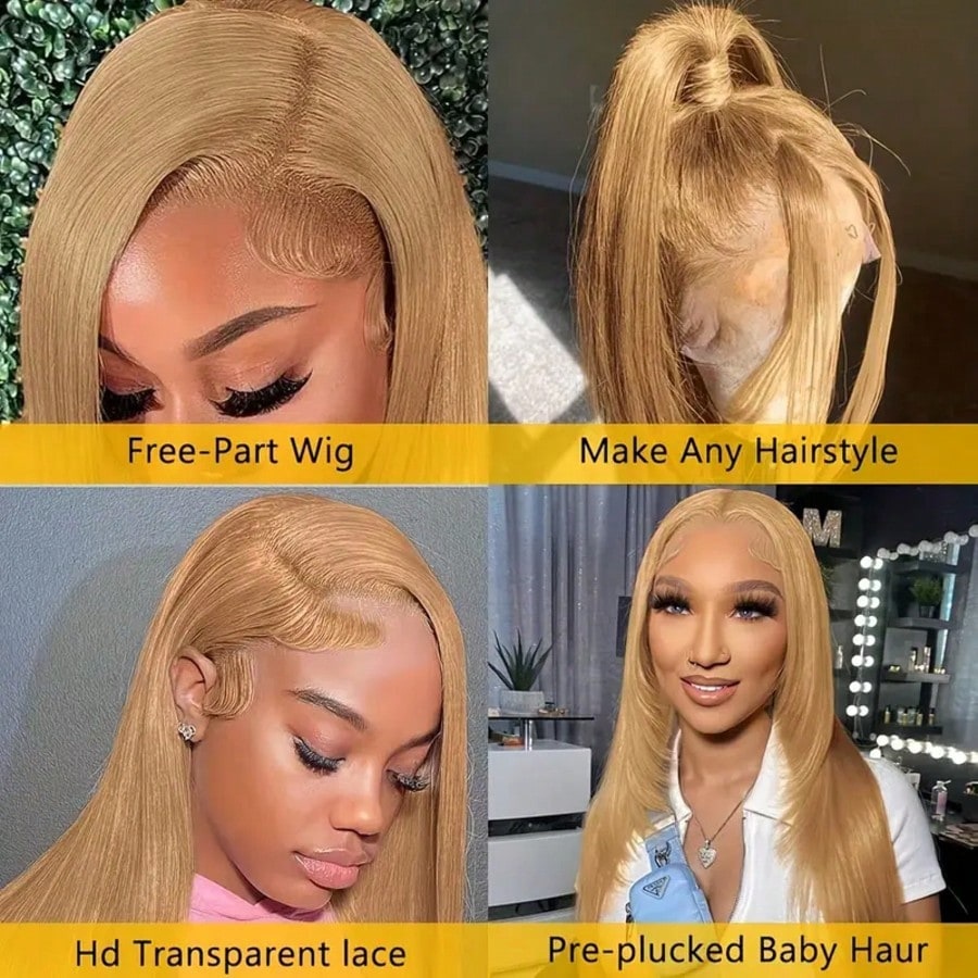 30 cali # 27 Peruki z ludzkich – Hd Lace Frontal Wig Human Hair Pre Plucked recenzja i cena
