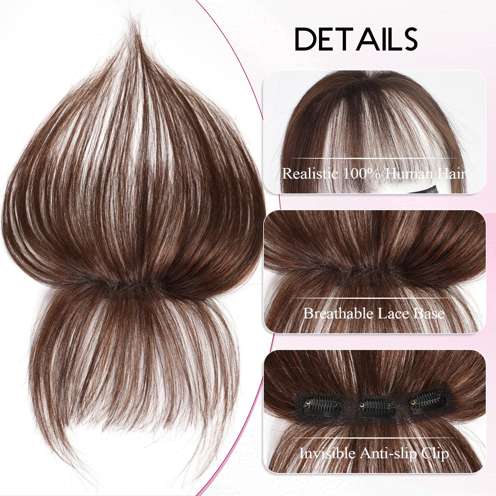 Doczepiane grzywki z prawdziwy – Seamless Clip In Hair Extensions Human Hair recenzja i cena