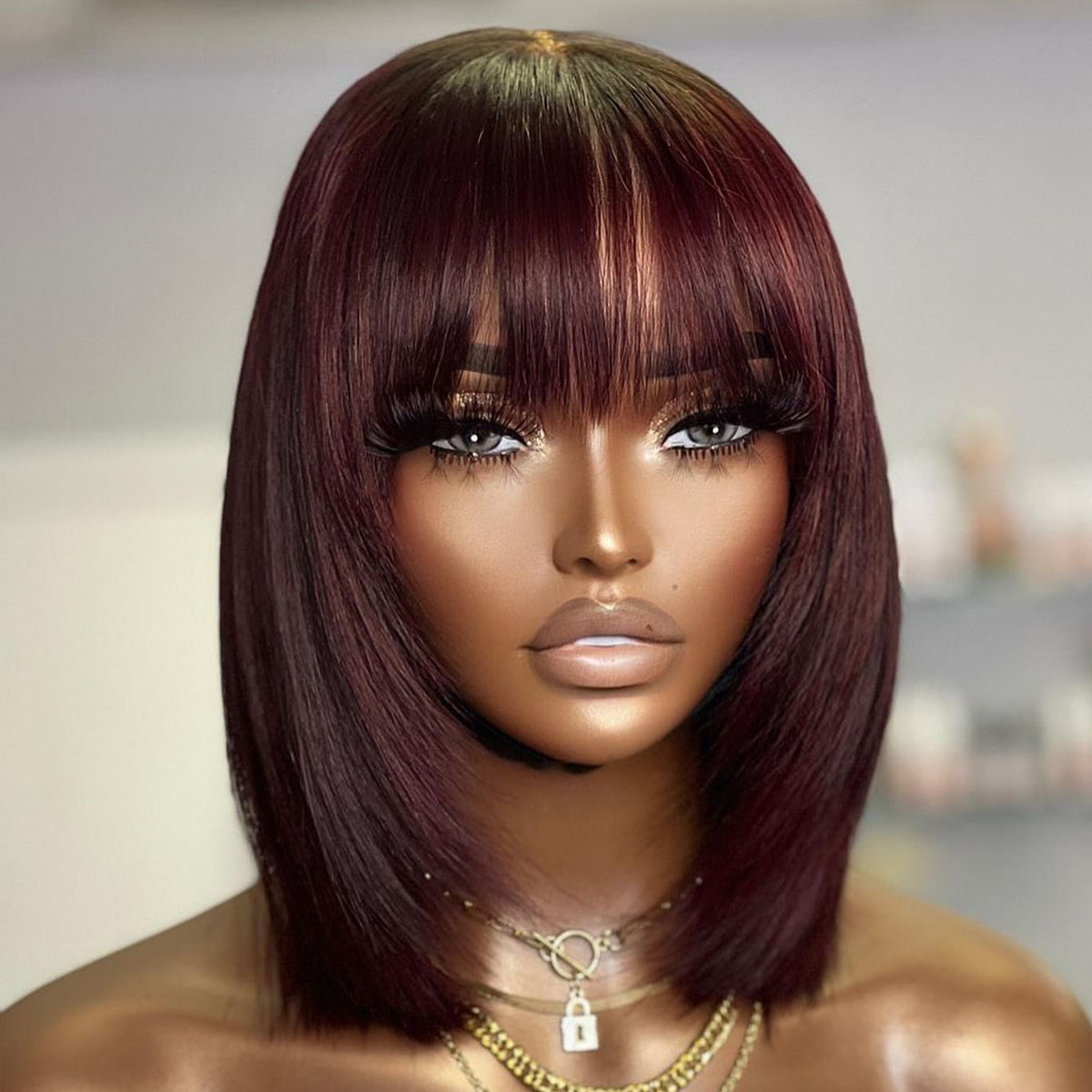 Peruka Bob Krótka, Cieniowana  – Lace Front Wigs recenzja i cena