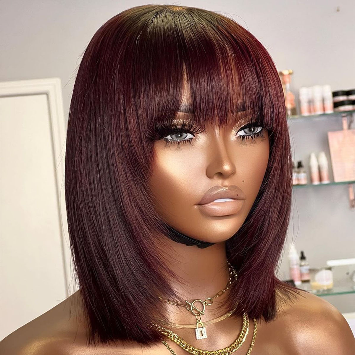 Peruka Bob Krótka, Cieniowana  – Lace Front Wigs recenzja i cena
