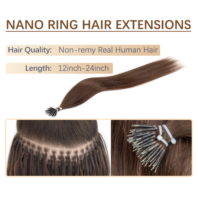 BOYMIA Nano Przedłużanie Włosó – Invisible Tape In Extensions Real Hair recenzja i cena