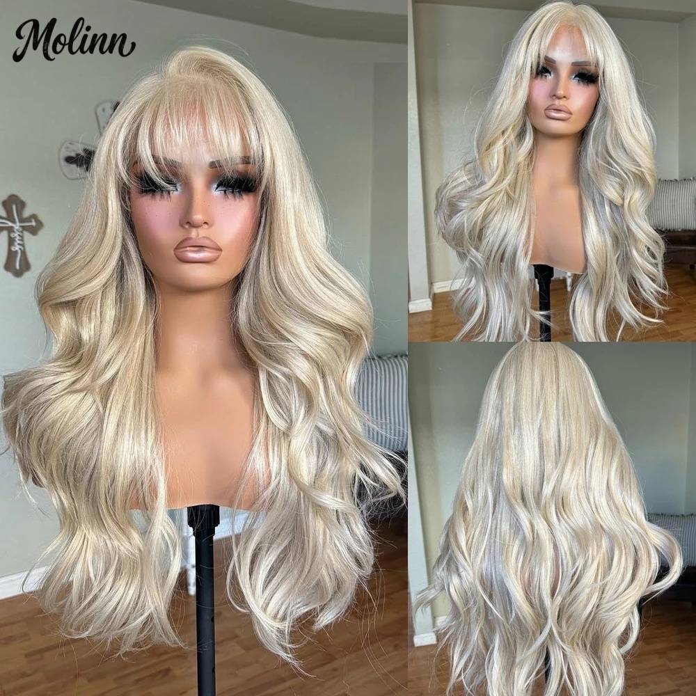 Peruka typu lace front z grzyw – 613 Blonde Body Wave Lace Front Wig recenzja i cena