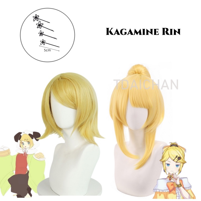 Peruka cosplay Vocaloid Kagami – Hair Bundles recenzja i cena